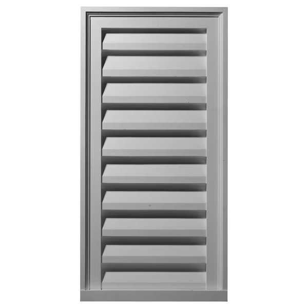 Vertical Urethane Gable Vent Louver, Non-Functional, 18
